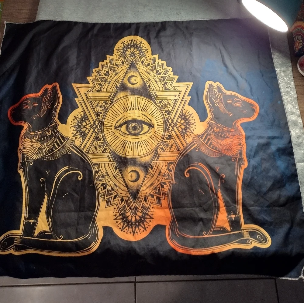 Hot Topic egyptian sphynx cat tapestry